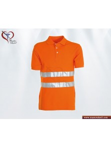 Polo Yaka Reflektörlü Tişört